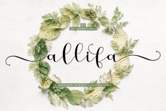 Allifa Font: A Charming Script for Handmade and Wedding Designs