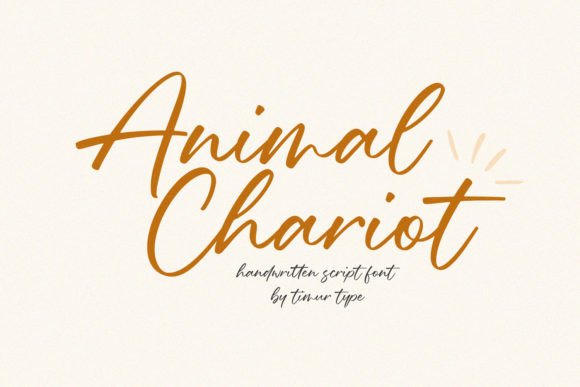 Animal Chariot Font for Web Design