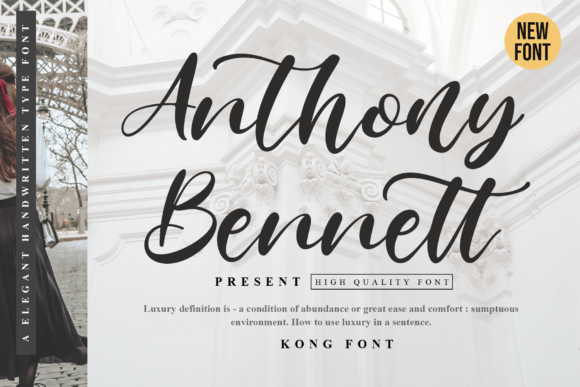 Anthony Bennett Font for Editorial Design and Creative Publishing