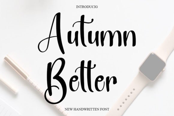 Autumn Batter: A Delightful Font for Business Branding