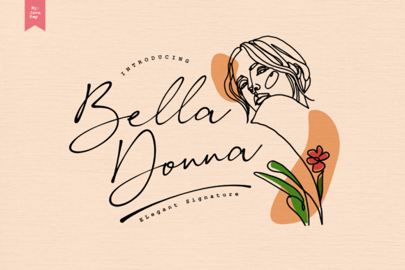 Bella Donna: A Handwritten Font for Elegant Design