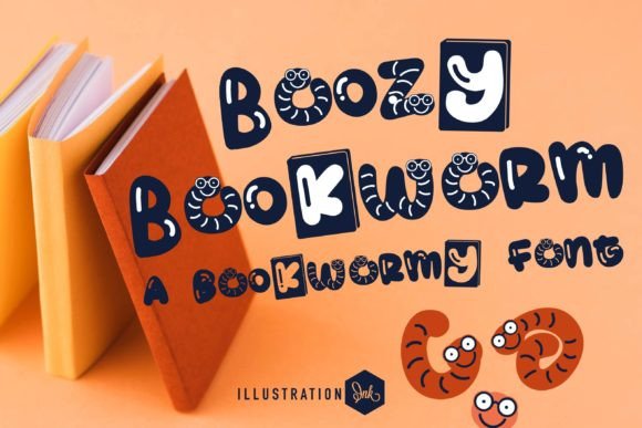 Boozy Bookworm Font: A Creative Typeface for Makers and Designers