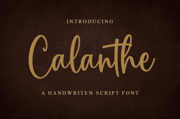 Calanthe Font: Elegant Script for Digital Design