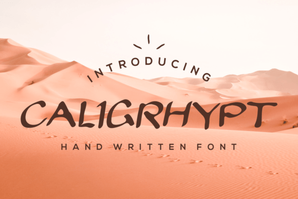 Caligrhypt Font for Web Design
