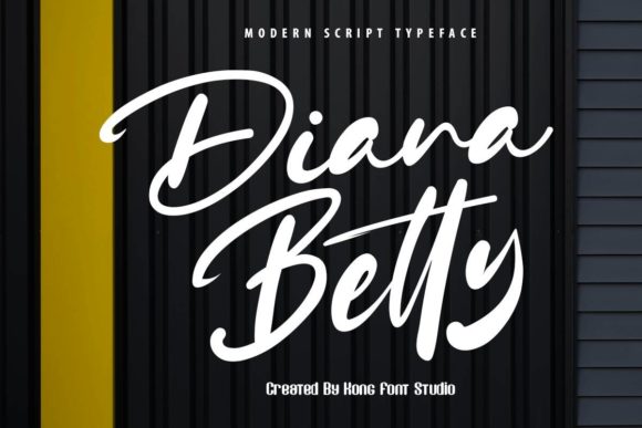 Diana Betty Font for Creative Designers and Makers