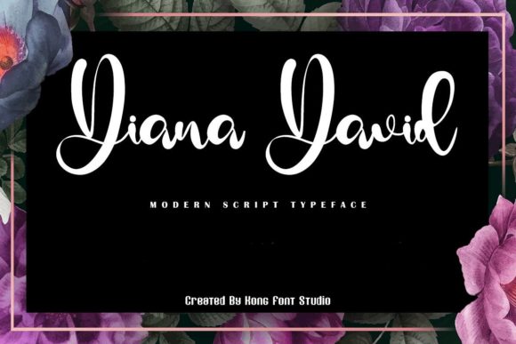 Diana David Font for Stylish Campaign Design