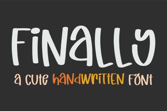 Finally: A Handwritten Typeface for Digital Designers