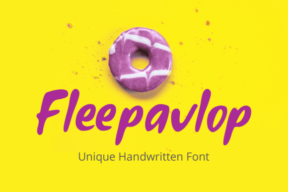 Fleepavlop Font: A Playful Handwritten Typeface for Web Design