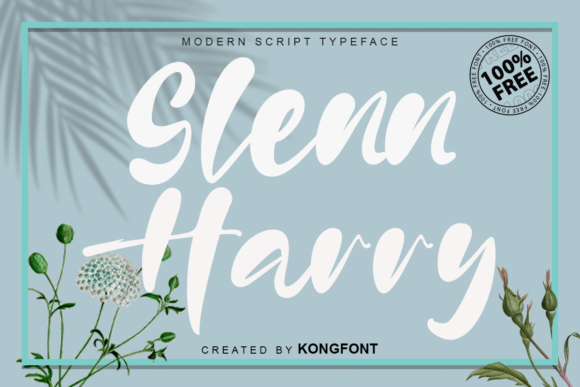 Glenn Harry Font: A Trendy Script for Creative Makers
