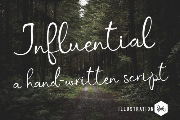 Influential Font: A Quirky Script for Creative Web Designers