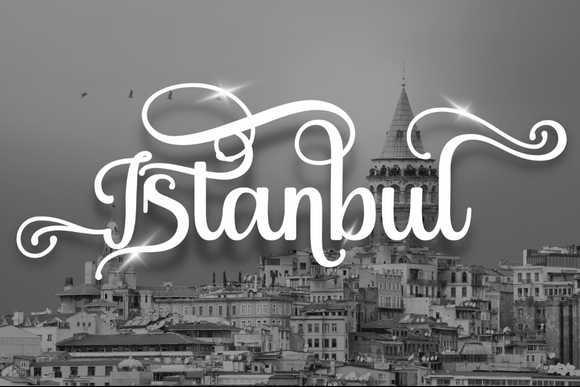 Istanbul Font: A Script Handwritten Typeface for Crafting and Commercial Projects