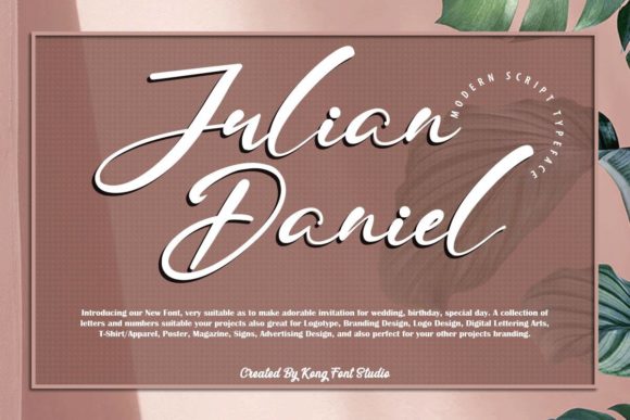 Julian Daniel Font: A Playful Script for Polished Branding