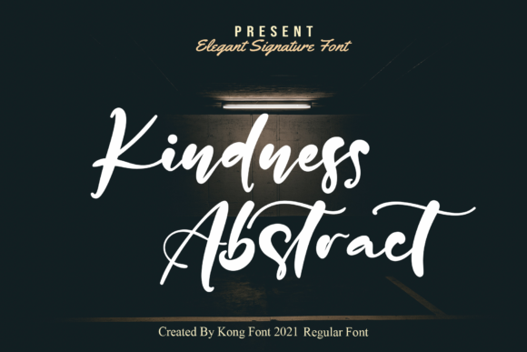 Kindness Abstract Font for Business Branding