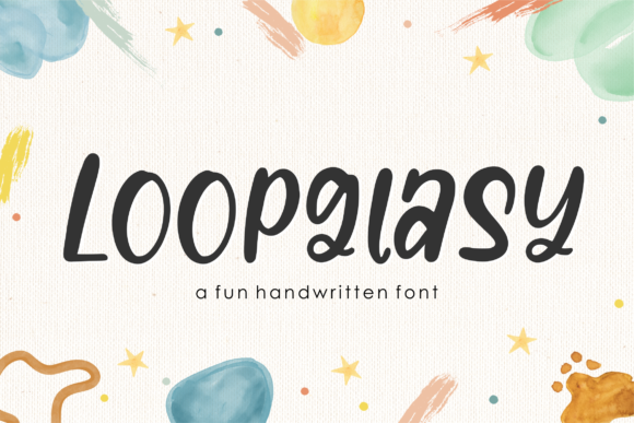 Loopglasy Font: A Playful Typeface for Creative Branding