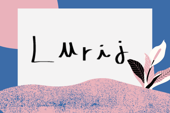 Lurij: A Handwritten Font for Digital Designers