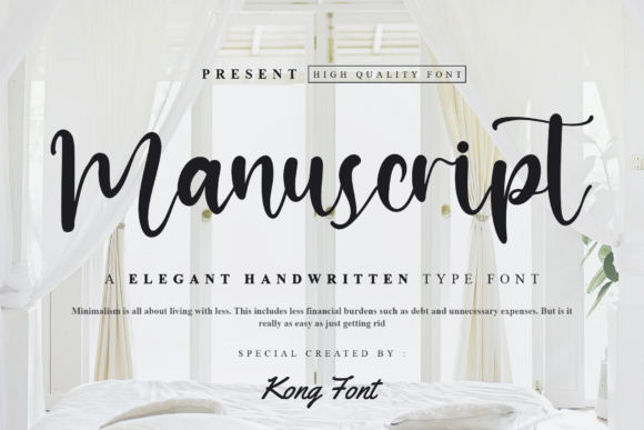 Manuscript Font: Modern Handwritten Typography for Marketers
