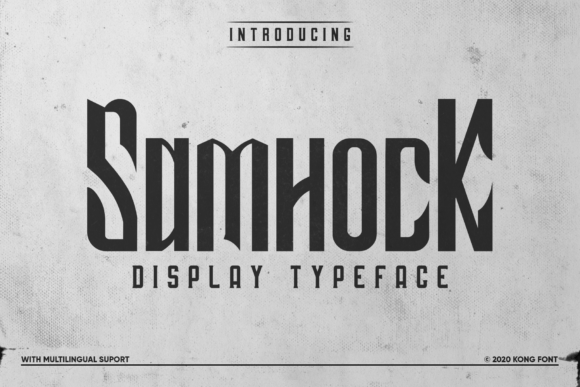 Samhock Font: Playful Handwriting for Memorable Branding