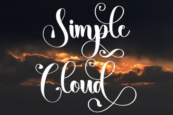 Simple Cloud Font: A Modern Script for Polished Web Design