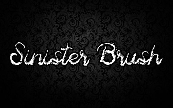 Sinister Brush Font Review for Creative Product Makers
