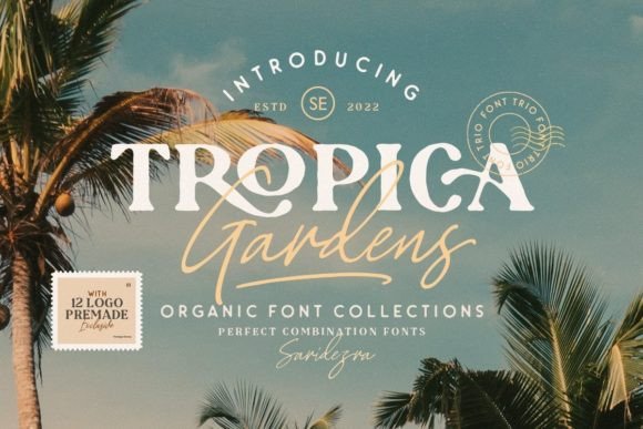 Tropica Gardens Font for Polished Branding and Creative Projects