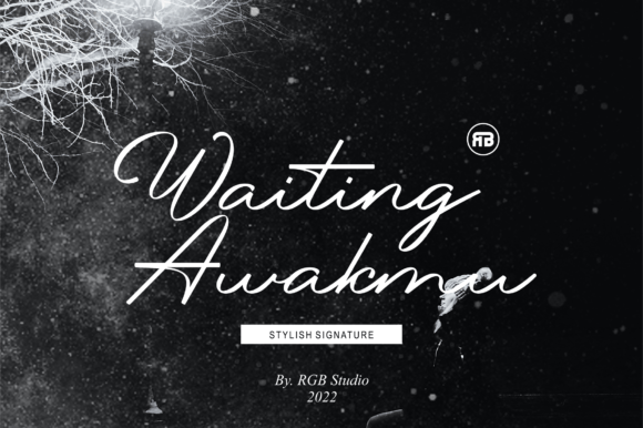 Waiting Awakmu Font for Web Design