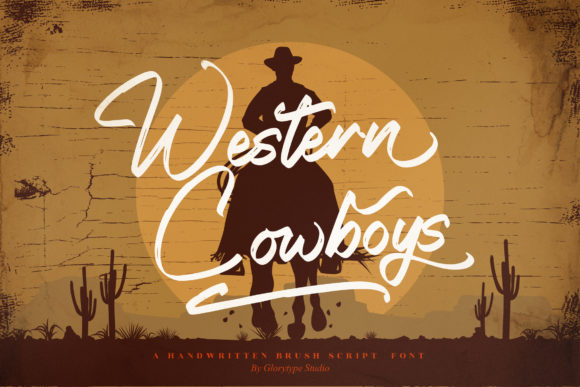 Western Cowboys Font: A Handwritten Typeface for Captivating Campaigns